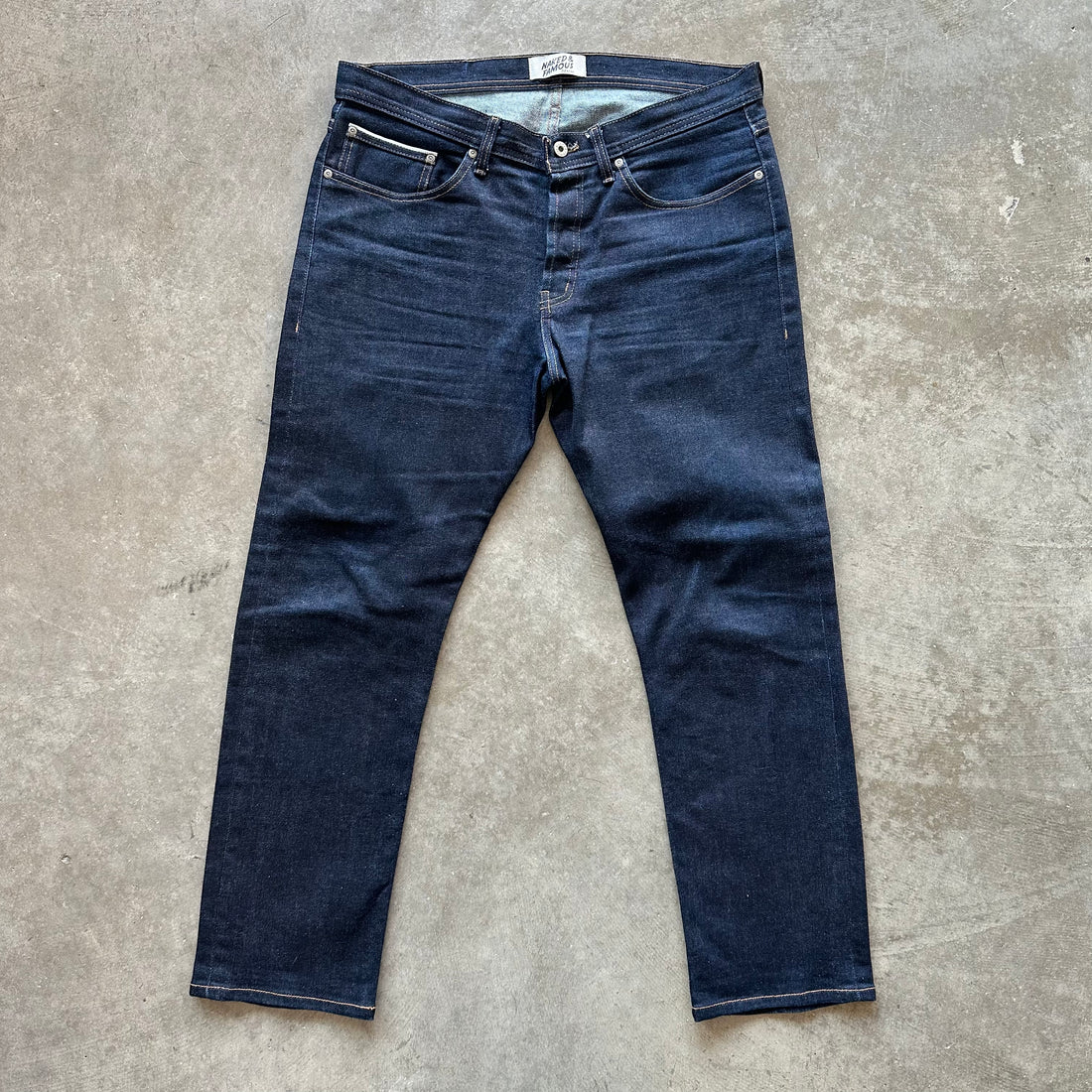 36x34 Naked and Famous Selvedge Denim