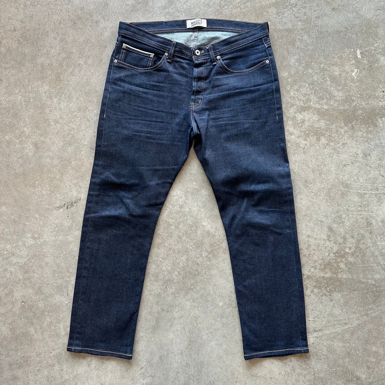 36x34 Naked and Famous Selvedge Denim