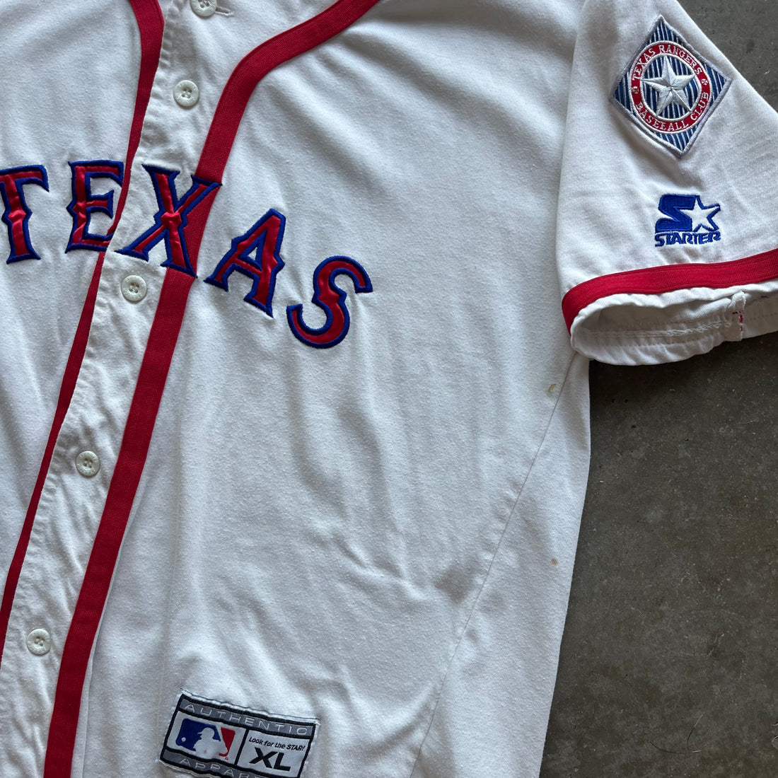 XL 90s Texas Rangers Jersey