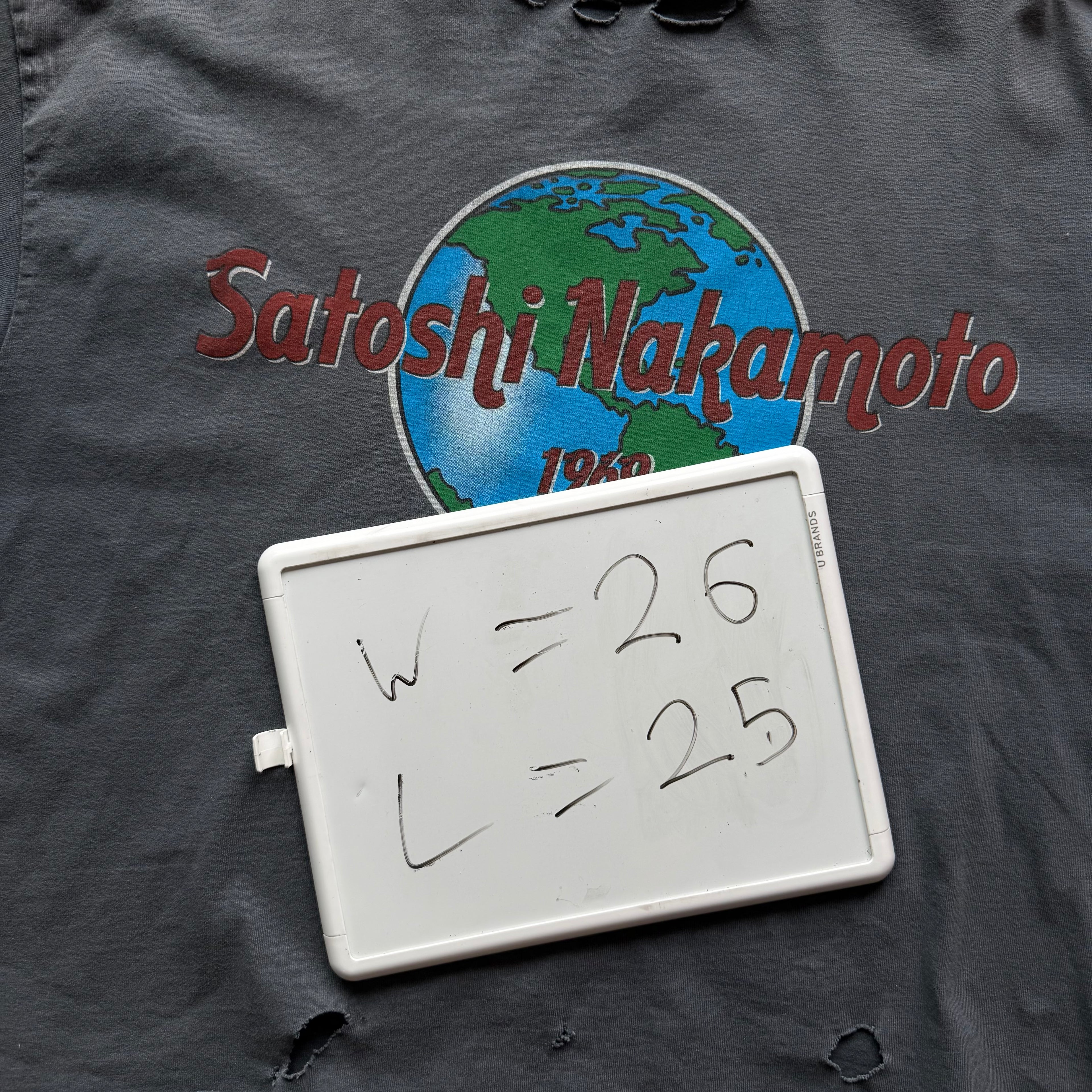 L 1969 Satoshi Nakamoto Rock Tee
