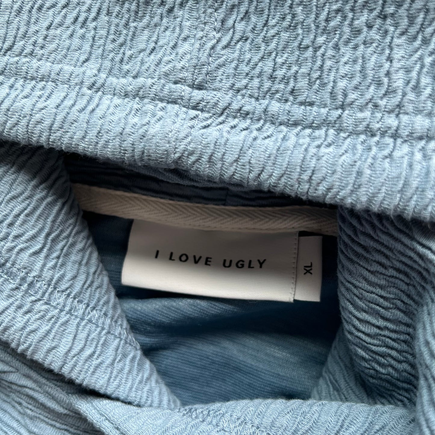 XL I Love Ugly Texture Hoodie