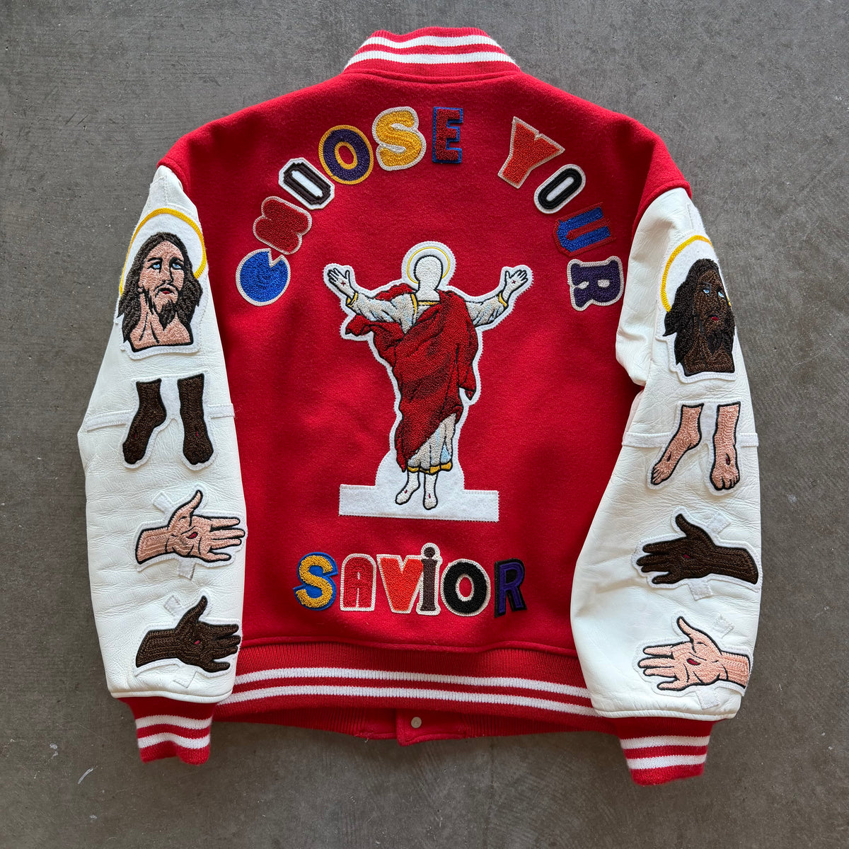 S Saint Mxxxxx x Denim Tears Stadium Jacket