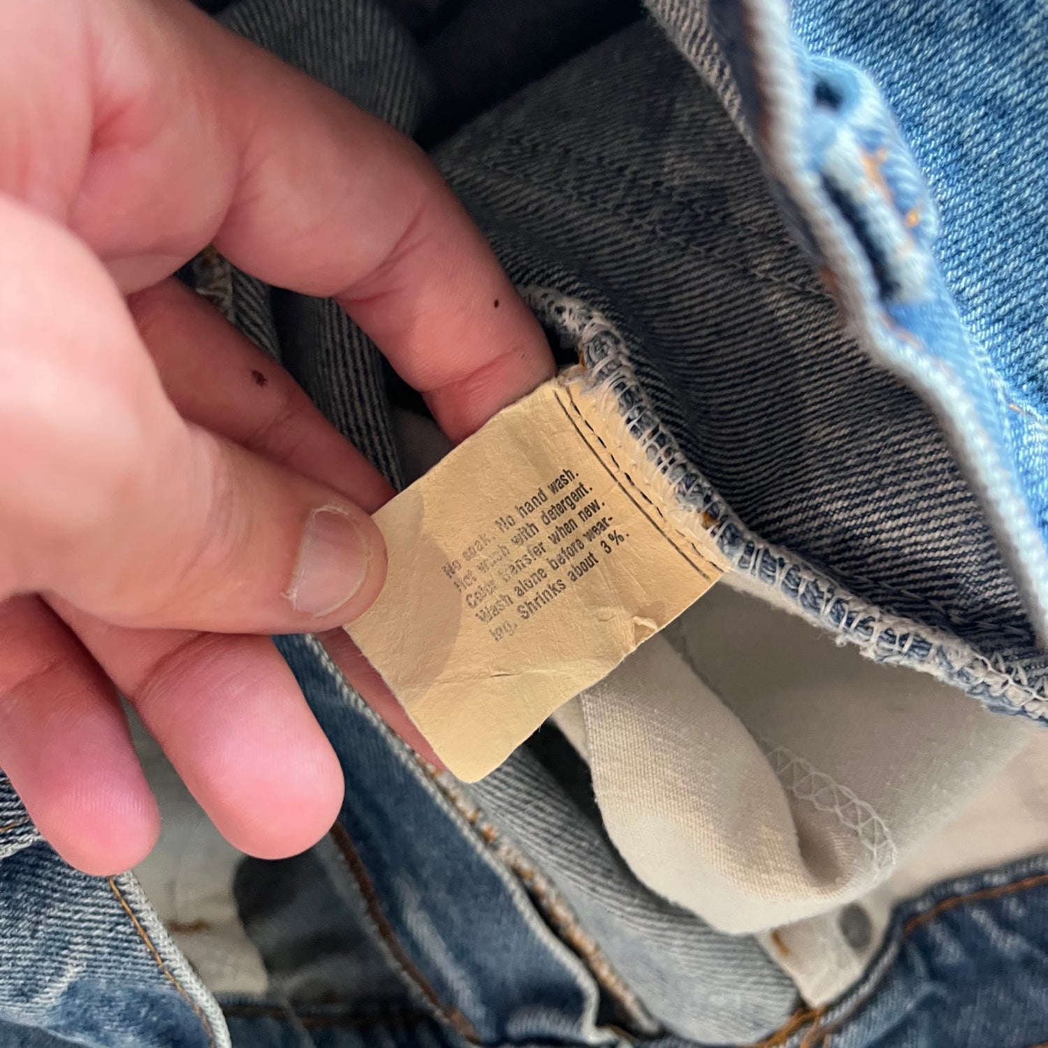 34x32 1960s Levis 20517 Orange Tabs