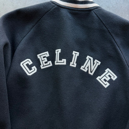 M Celine Teddy College Jacket Blacl
