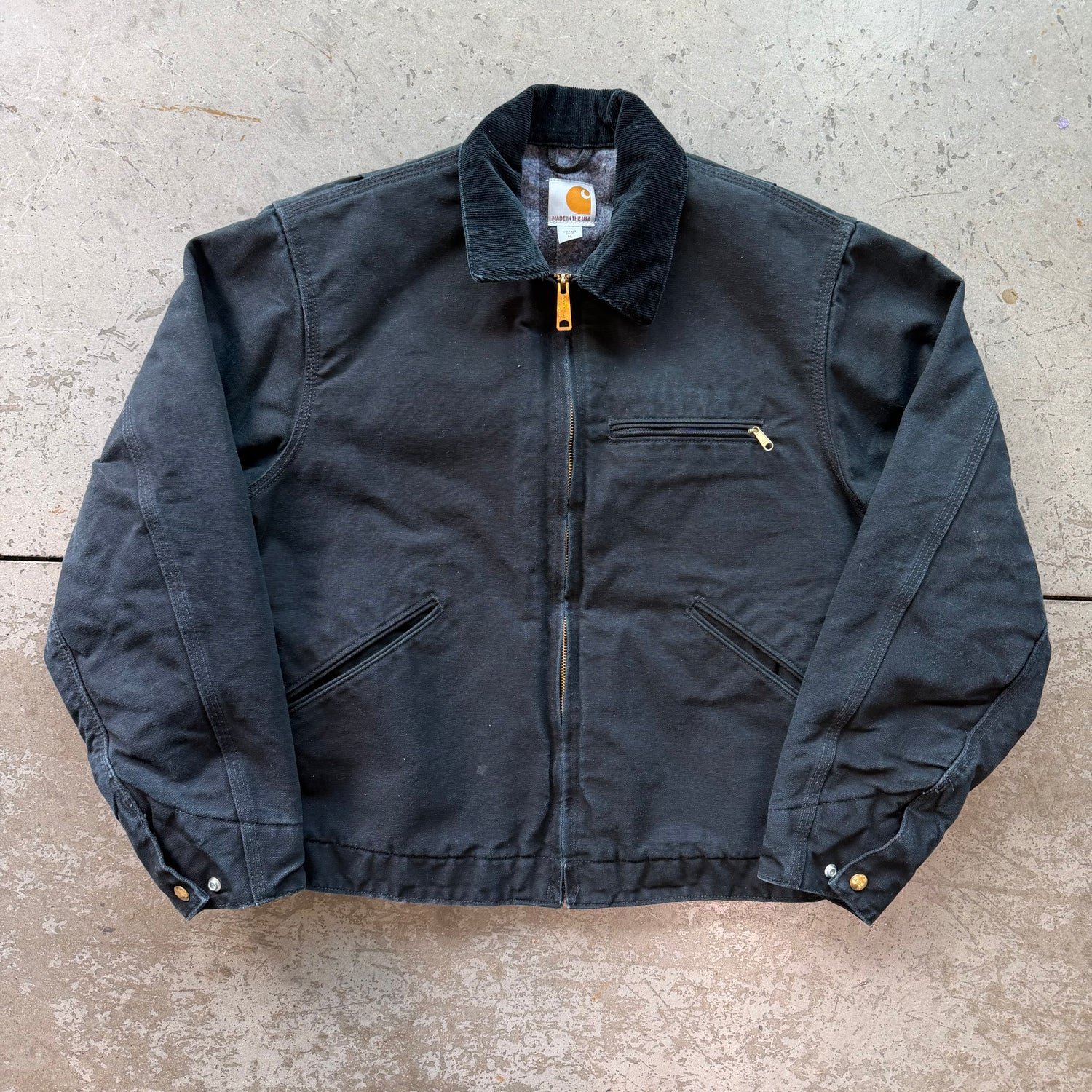 M 00s Carhartt Detroit Jacket Black