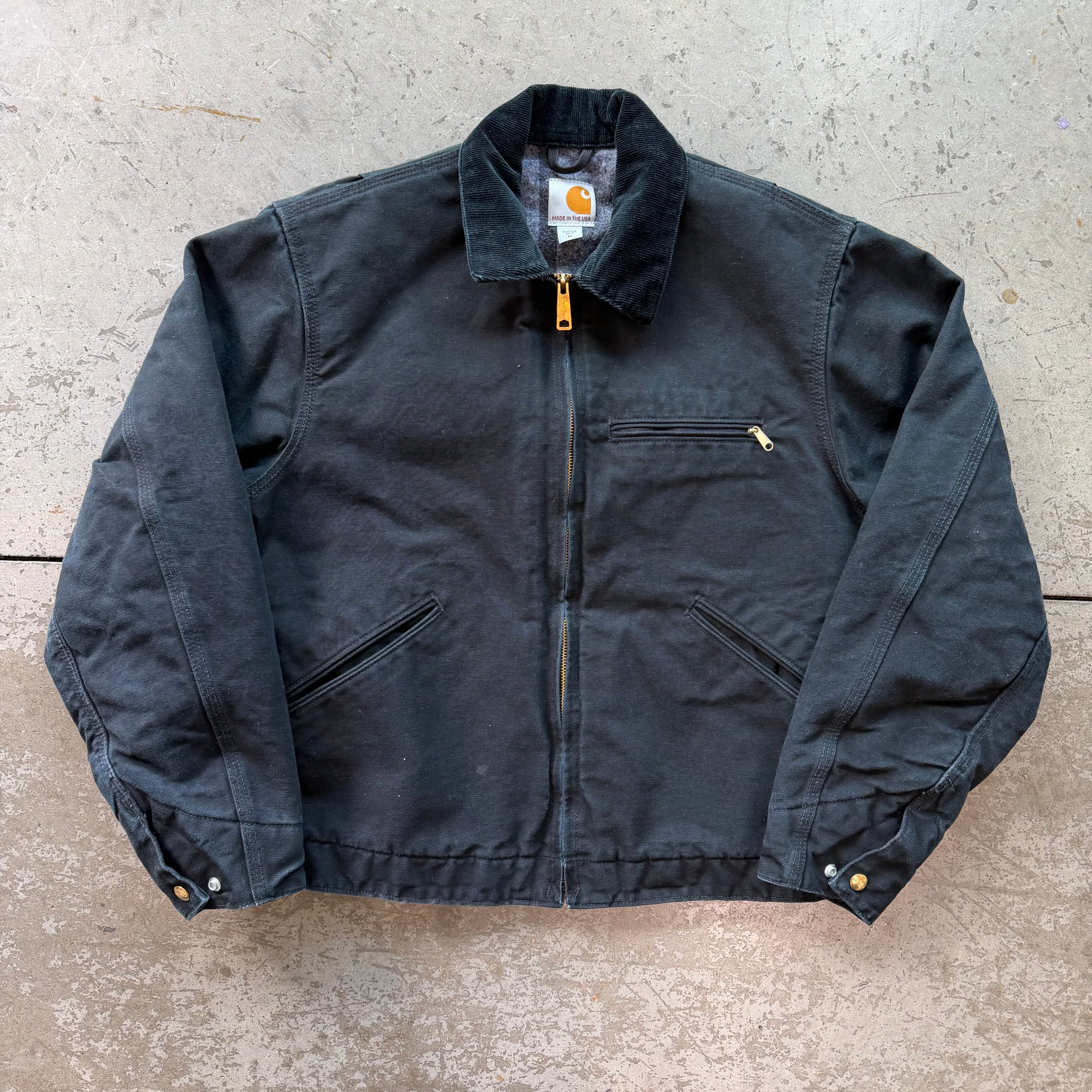 M 00s Carhartt Detroit Jacket Black
