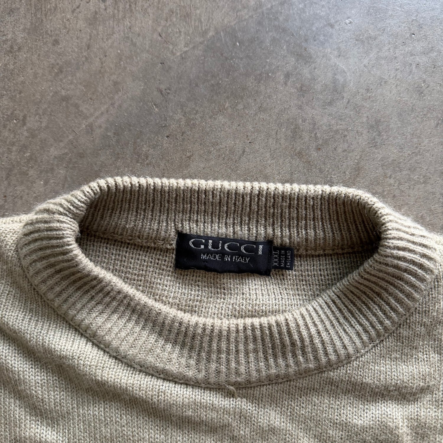 XXXL 90s Bootleg Gucci Knit Sweater