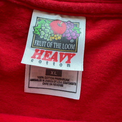 XL Black Flag Slip It In Tee Red