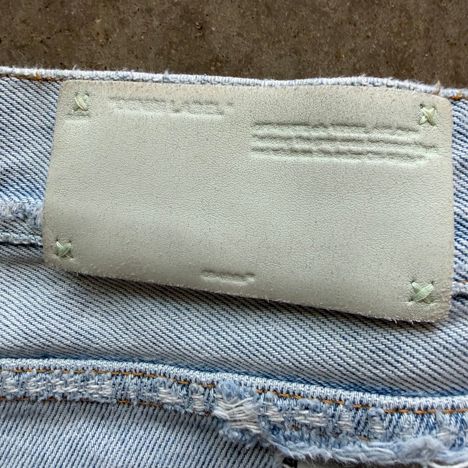 34x32 Off White Temperature Denim