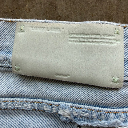 34x32 Off White Temperature Denim