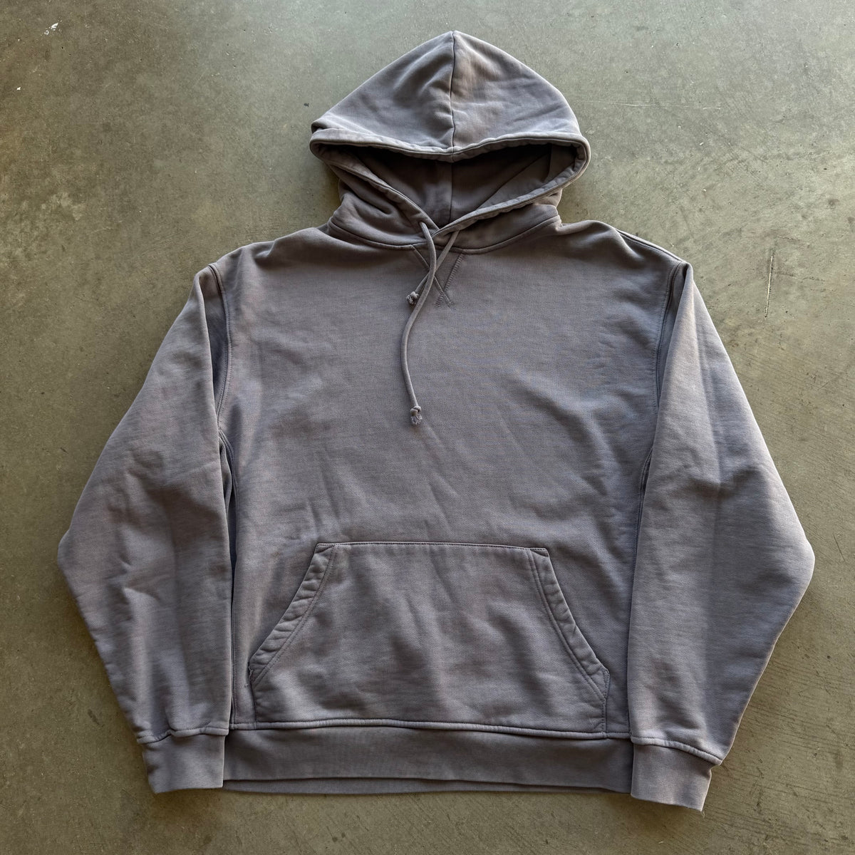 M Kith Purple Overdyed Hoodie