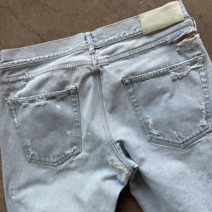34x32 Off White Temperature Denim