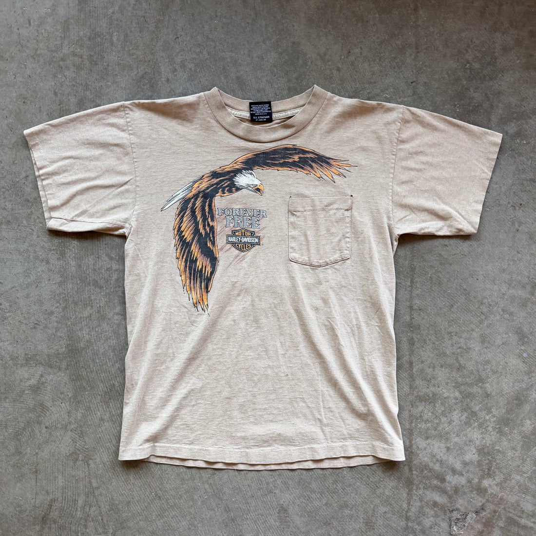 L 90s Harley Davidson Eagle Tee