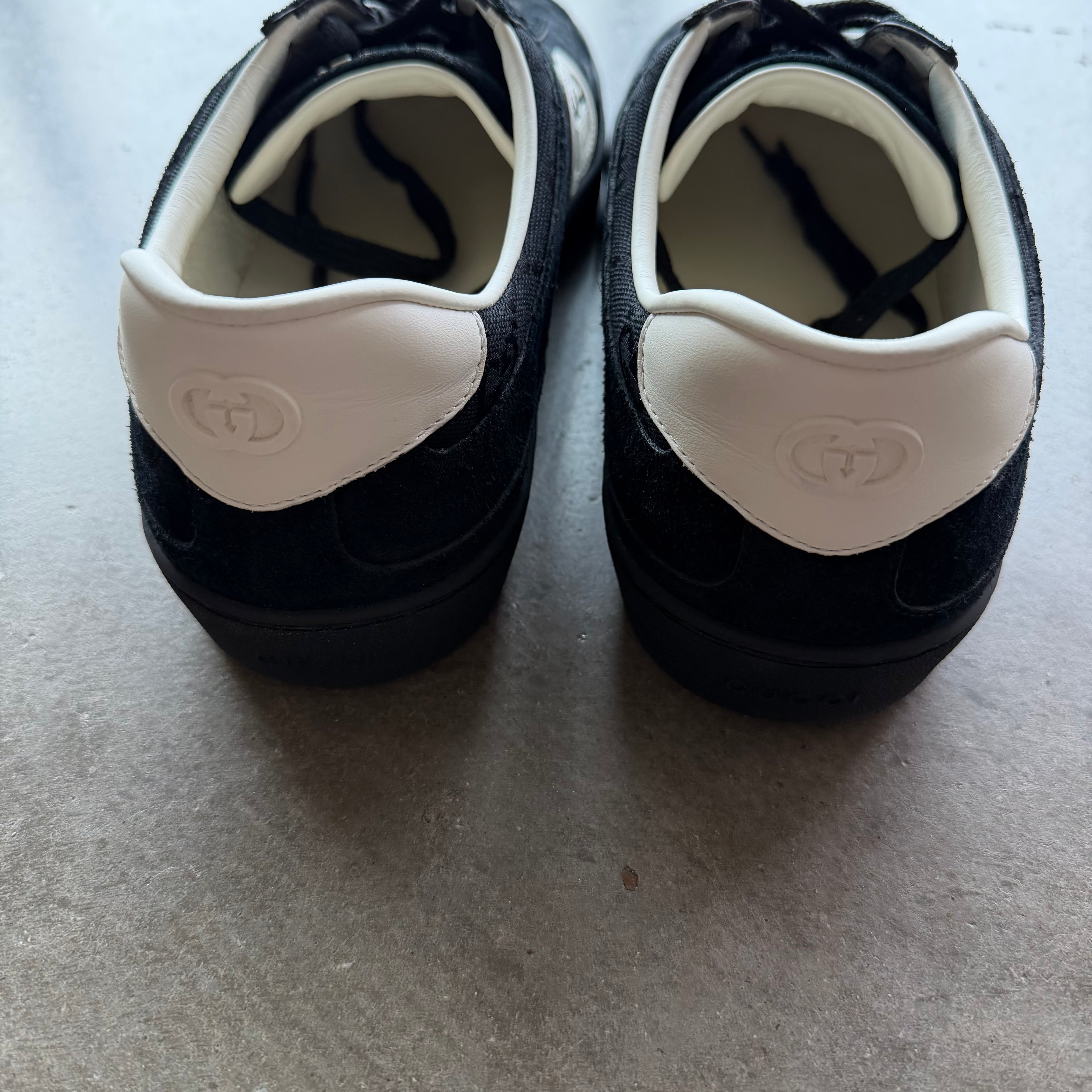 10.5 Gucci G75 Black Monogram