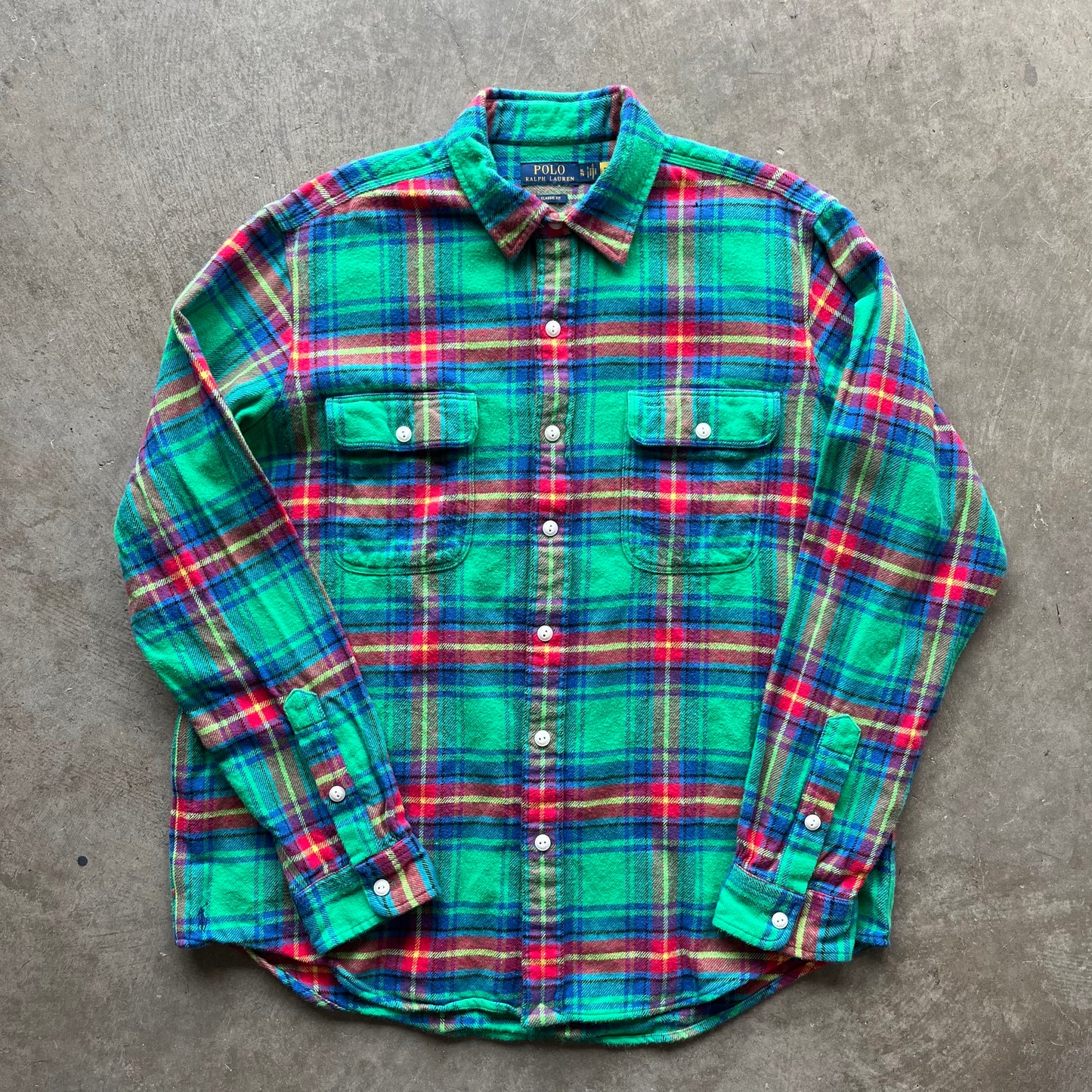 XL 00s Polo Flannel