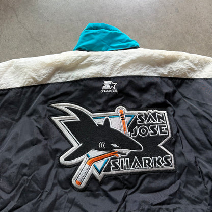 XXL 90s San Jose Sharks Starter Jacket