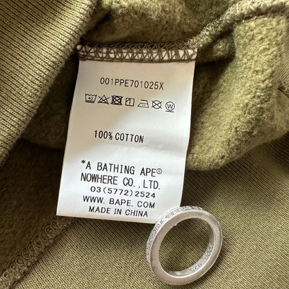 XL Bape Camo Spellout Hoodie