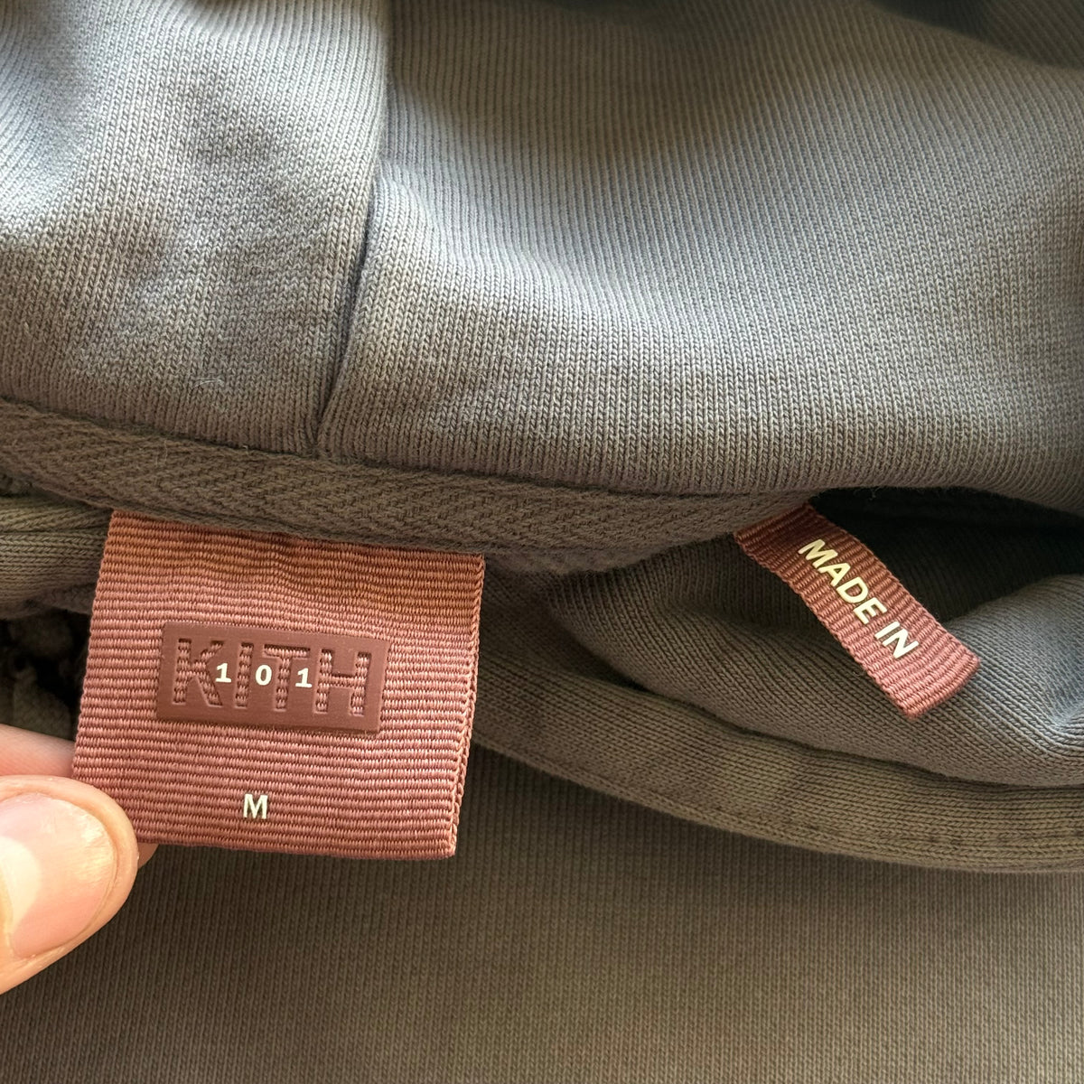 M Kith Purple Overdyed Hoodie