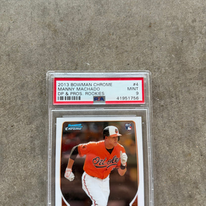 Manny Machado 2013 Bowman Chrome Rookie PSA 9