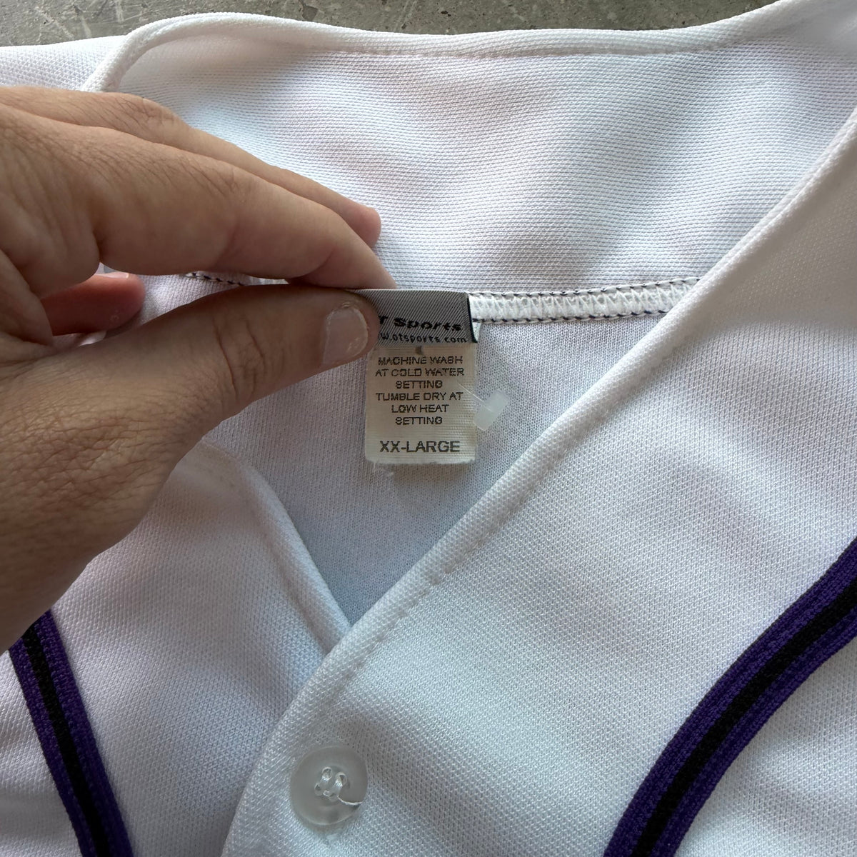 XXL 90s TCU Baseball Jersey