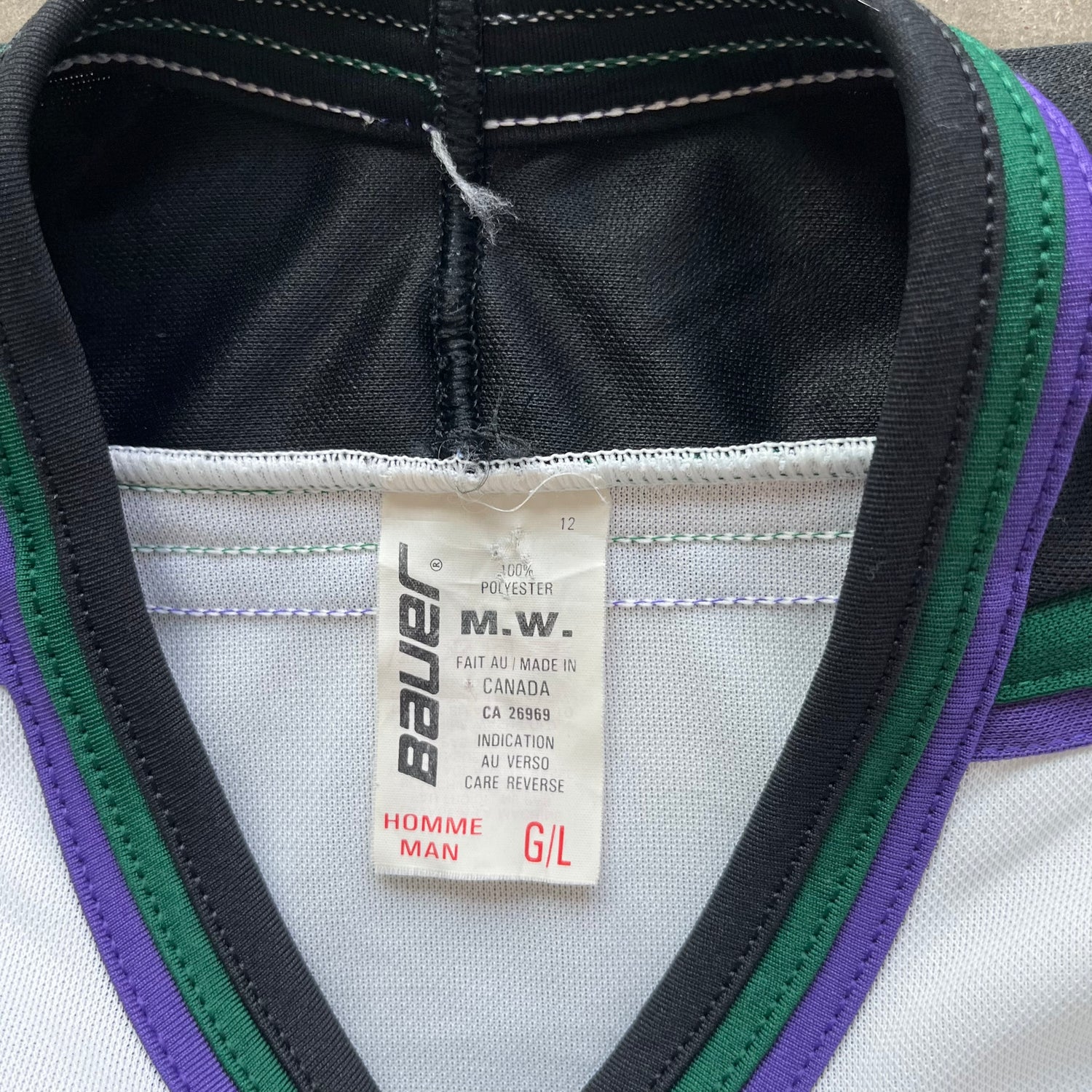 L 90s Minnesota Moose Hockey jersey