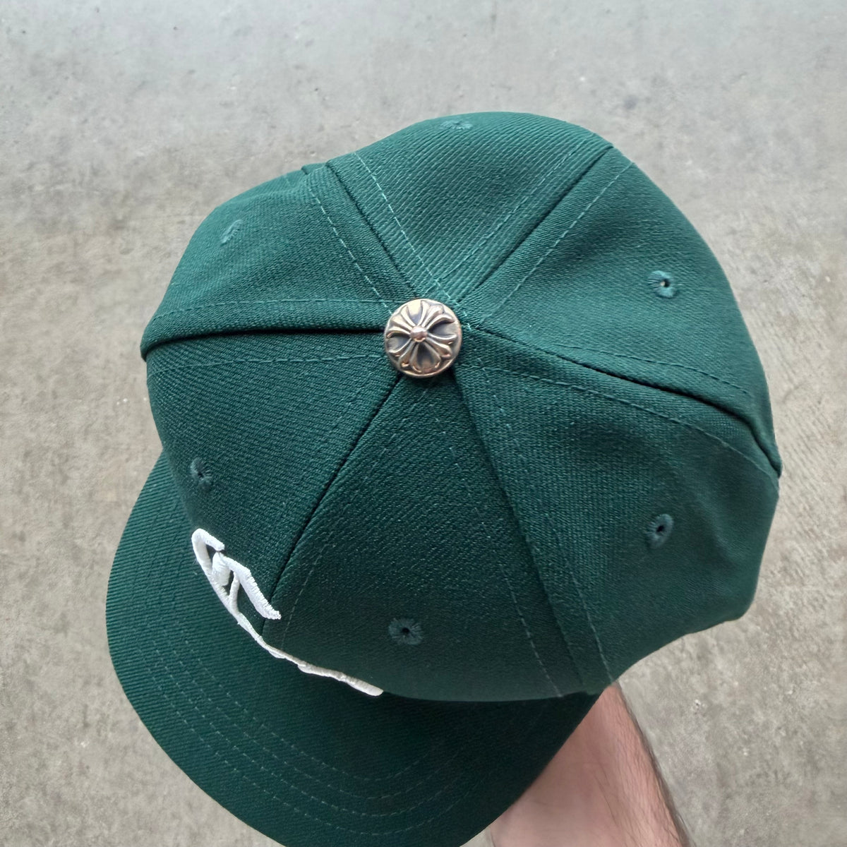 Chrome Hearts Baseball Hat Green White