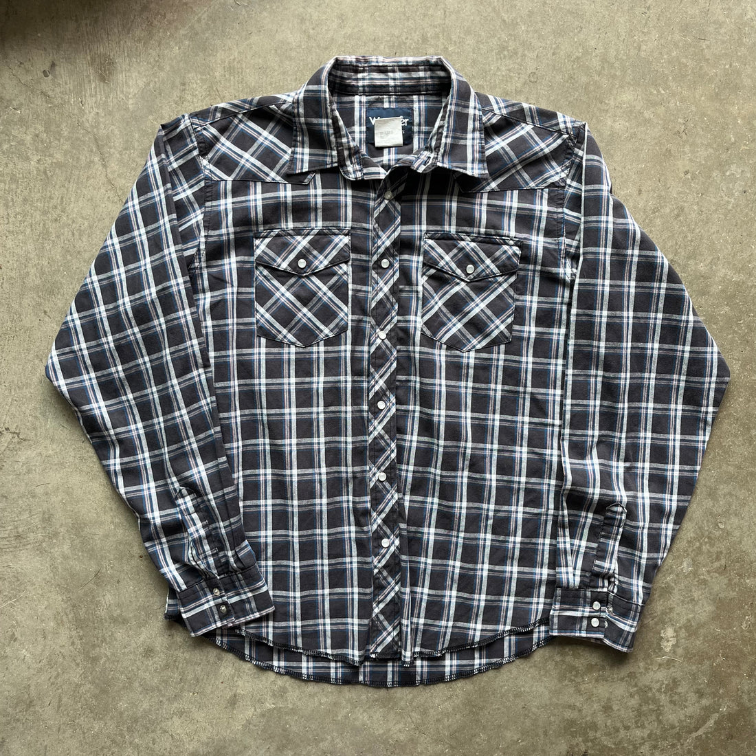 L 90s Wrangler Pearl Snap
