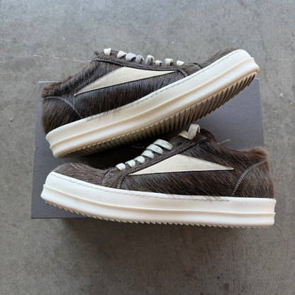 Rick Owens Vintage Sneaker Brown Fur