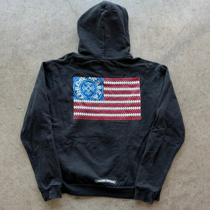 S Chrome Hearts USA Flag Logo Hoodie