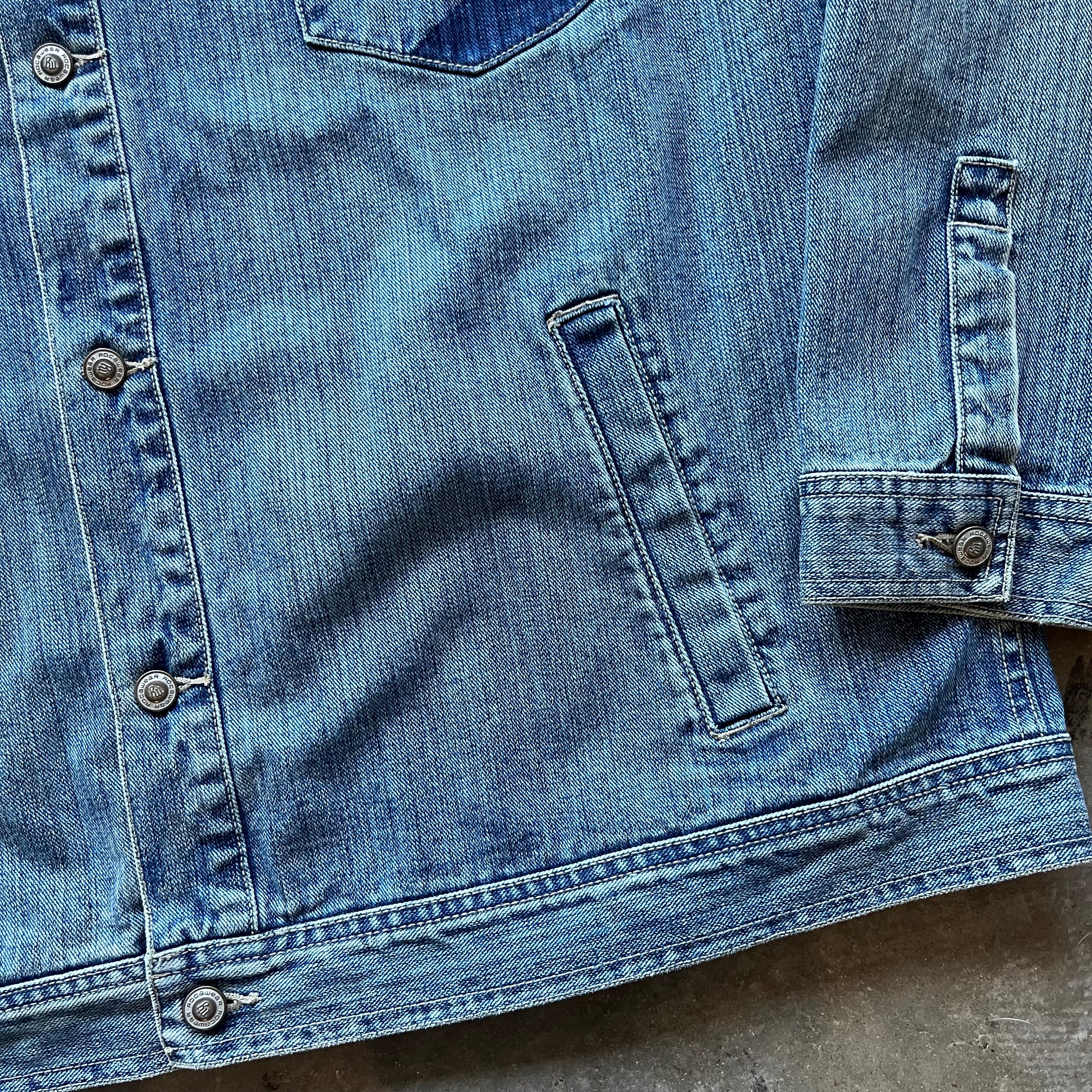 XXL 00s Roca Wear Denim Jacket