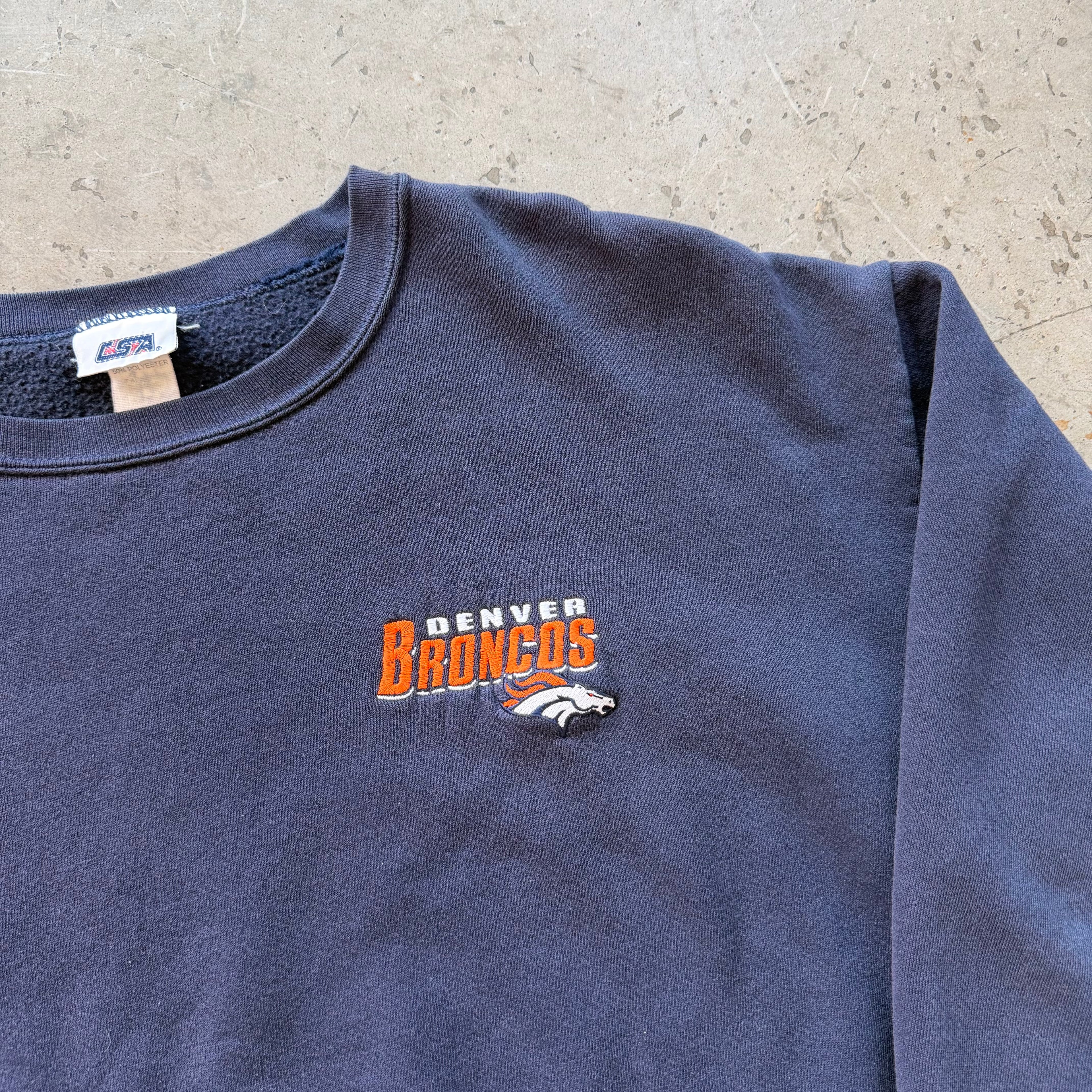 XL 00s Denver Broncos Crewneck