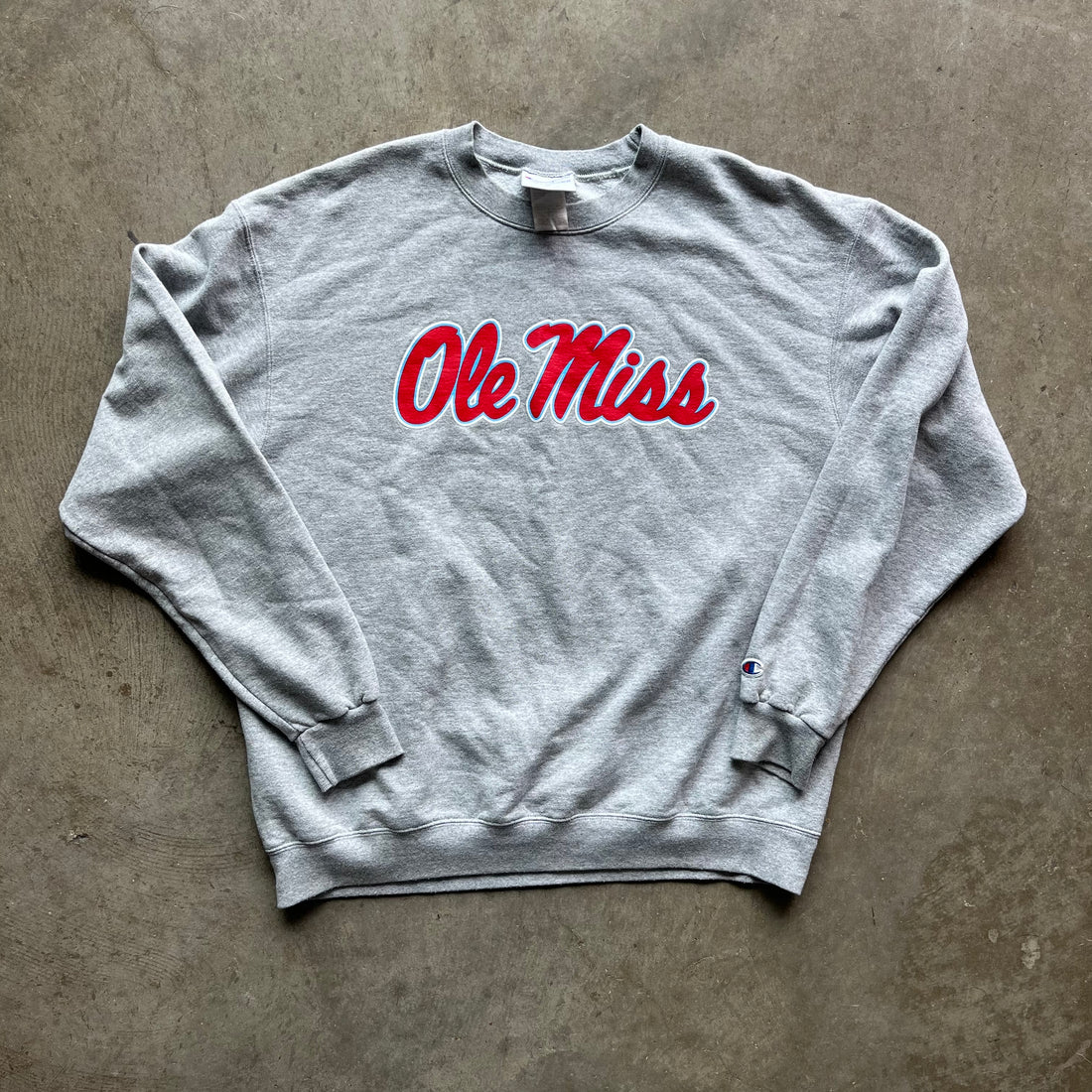XL 00s Ole Miss Champion Crewneck