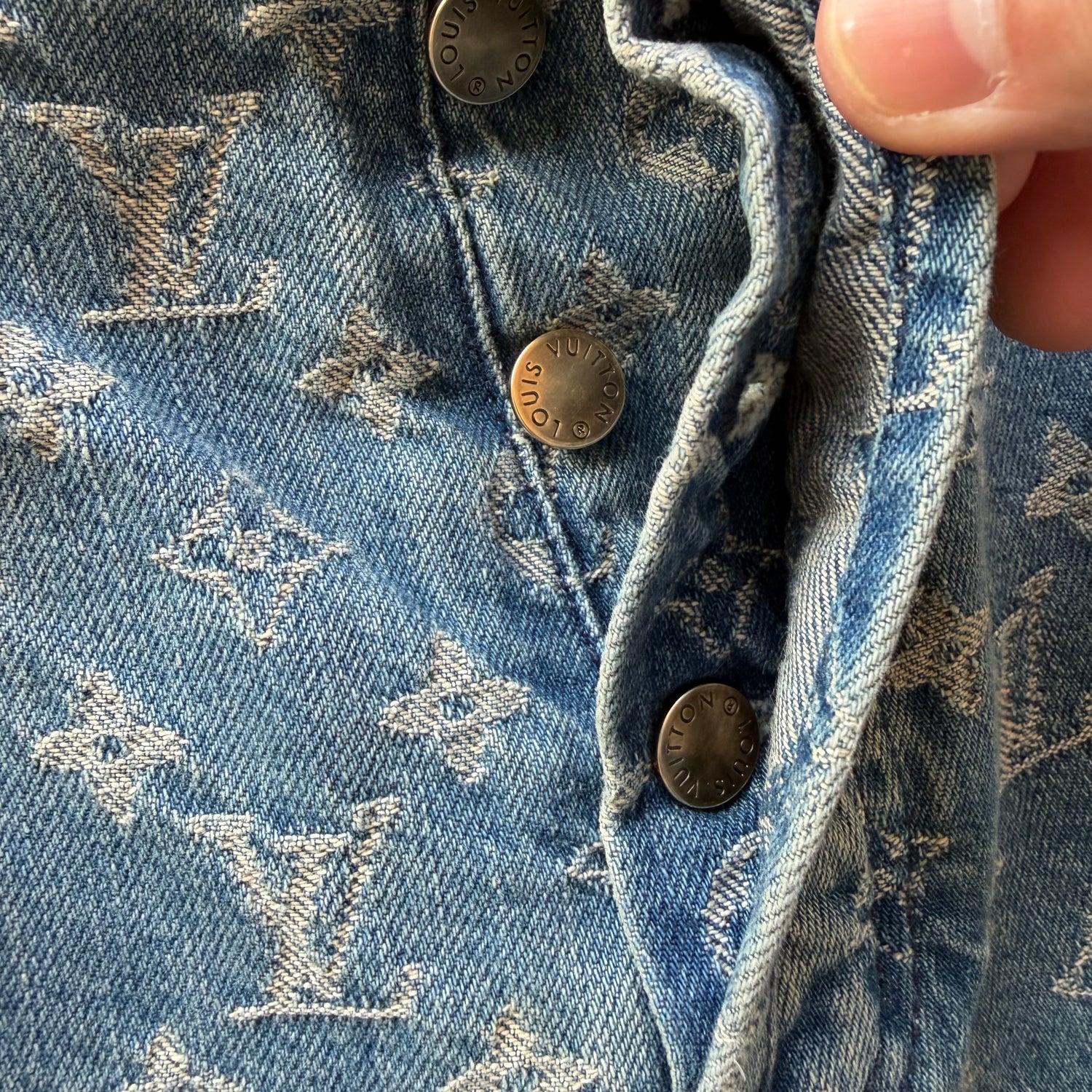 33x32 Louis Vuitton x Supreme Jacquard Denim