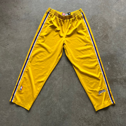 XXL 00s Tearaway Lakers Warm-ups