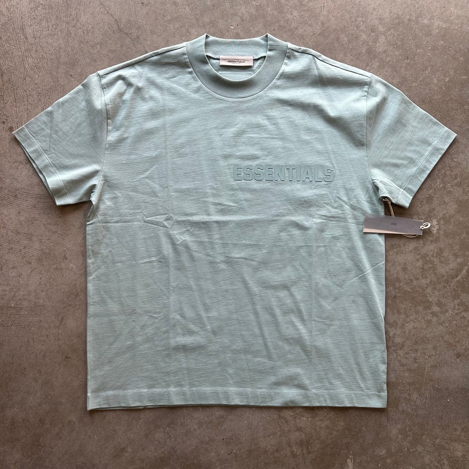 M Fear of God Essentials Tee Seafoam