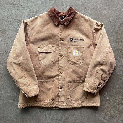 XL 90s John Deer Carhartt Chore Jacket