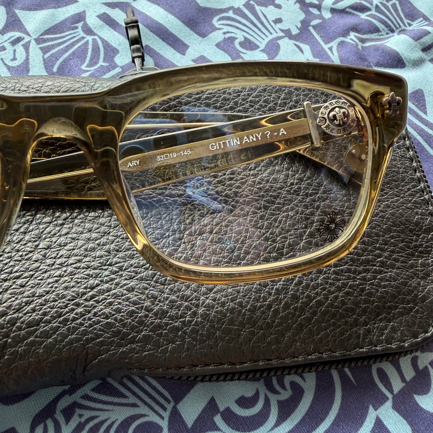 Chrome Hearts Gittin Any? Green Glasses