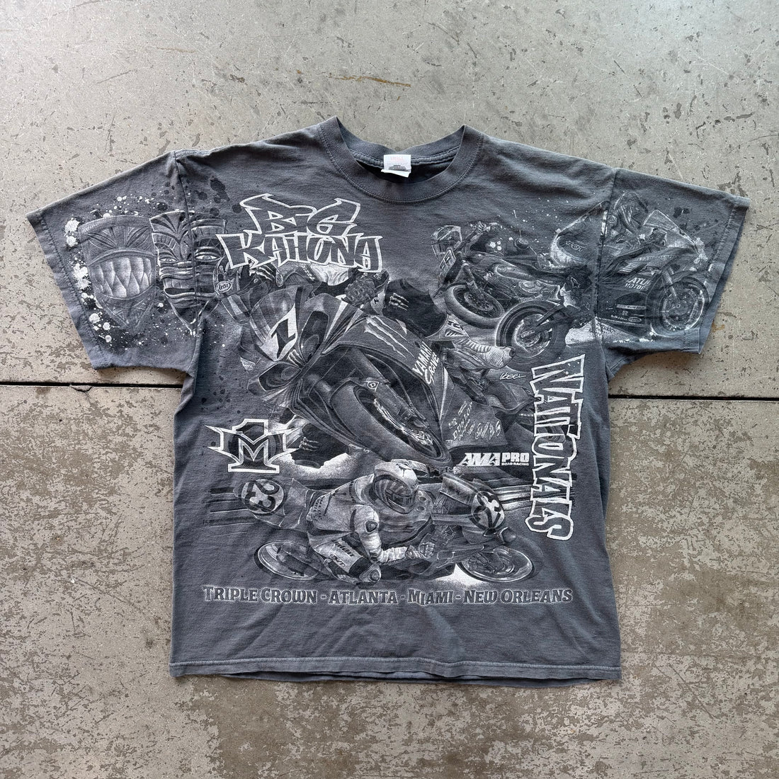 XL 00s AOP Big Kahuna Racing Tee