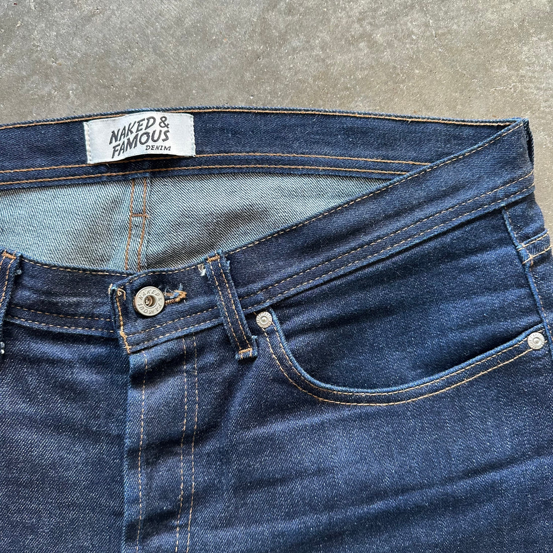 36x34 Naked and Famous Selvedge Denim
