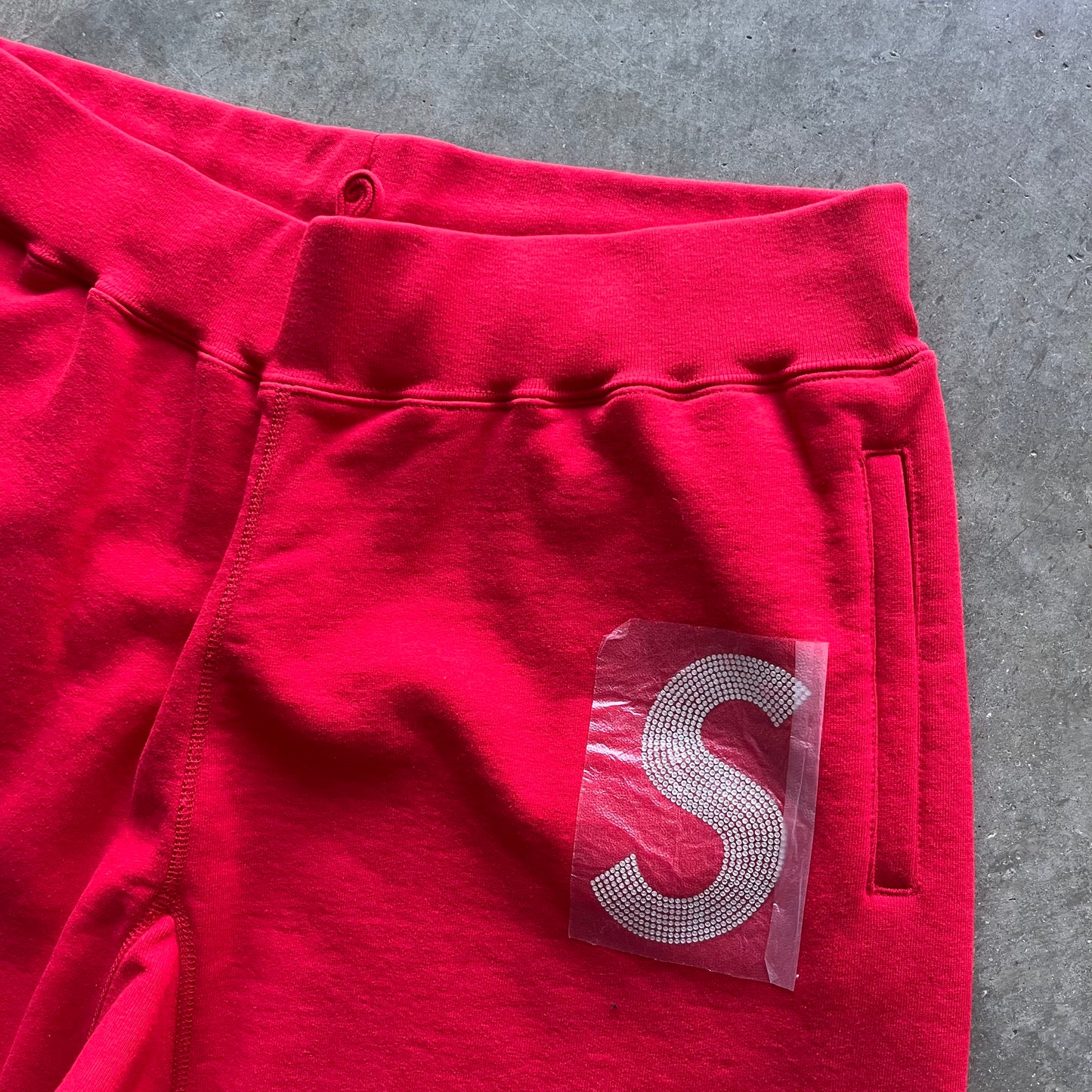 L Supreme Swarovski Sweatpants