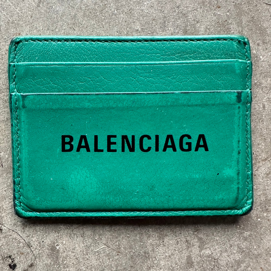 Balenciaga Green Cardholder