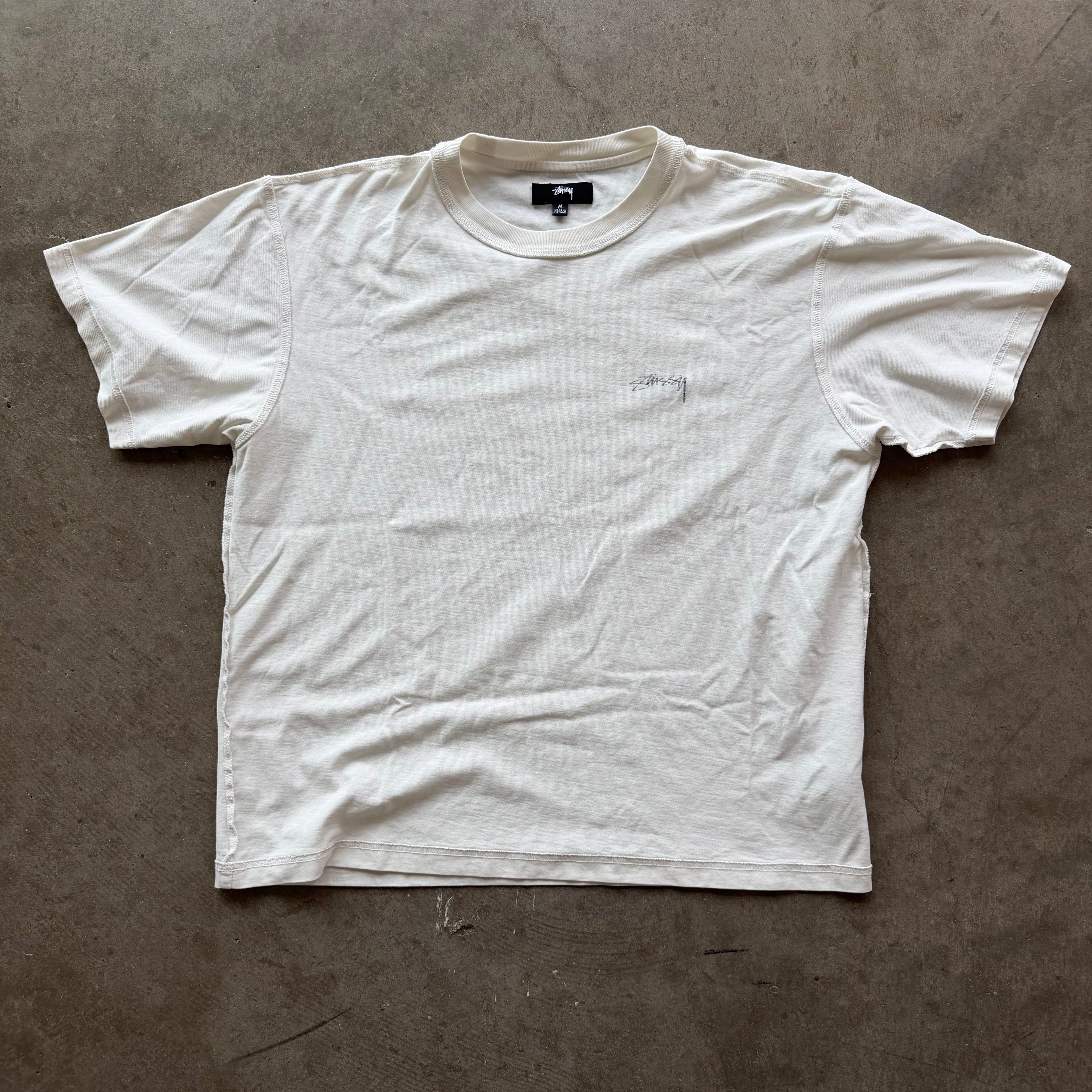 M Stussy Inside Out Tee White