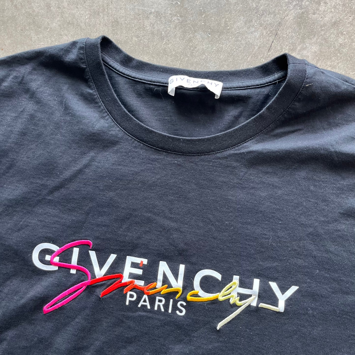 L Givenchy Script Tee