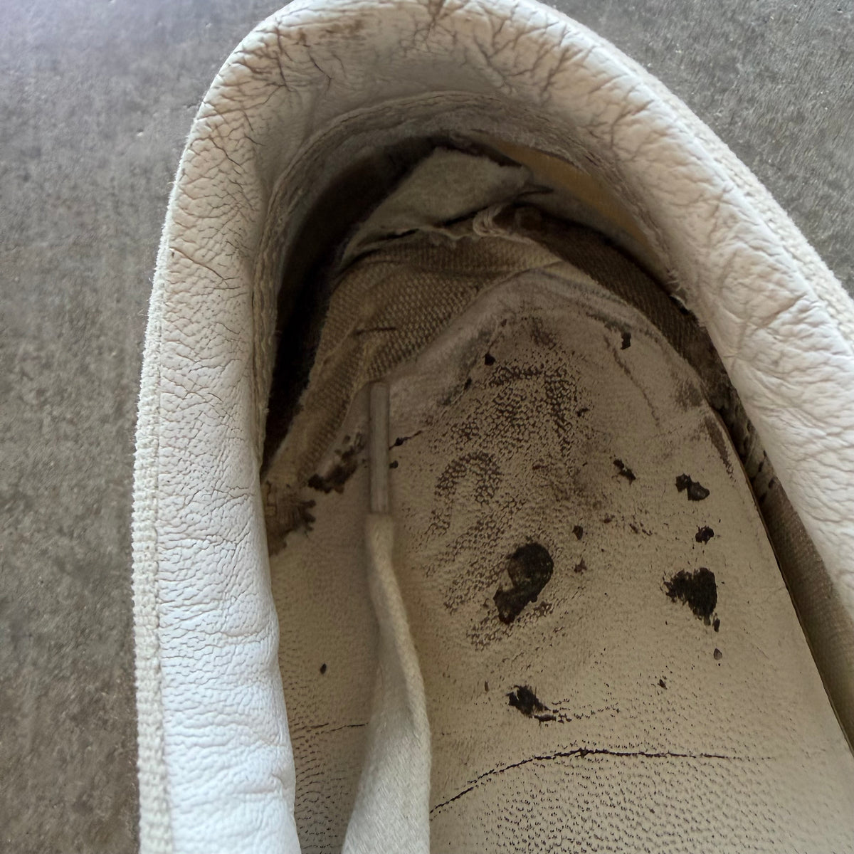 10.5 Vans Pearlized White
