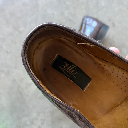11.5 Used Zelli Teju Lizard Loafers