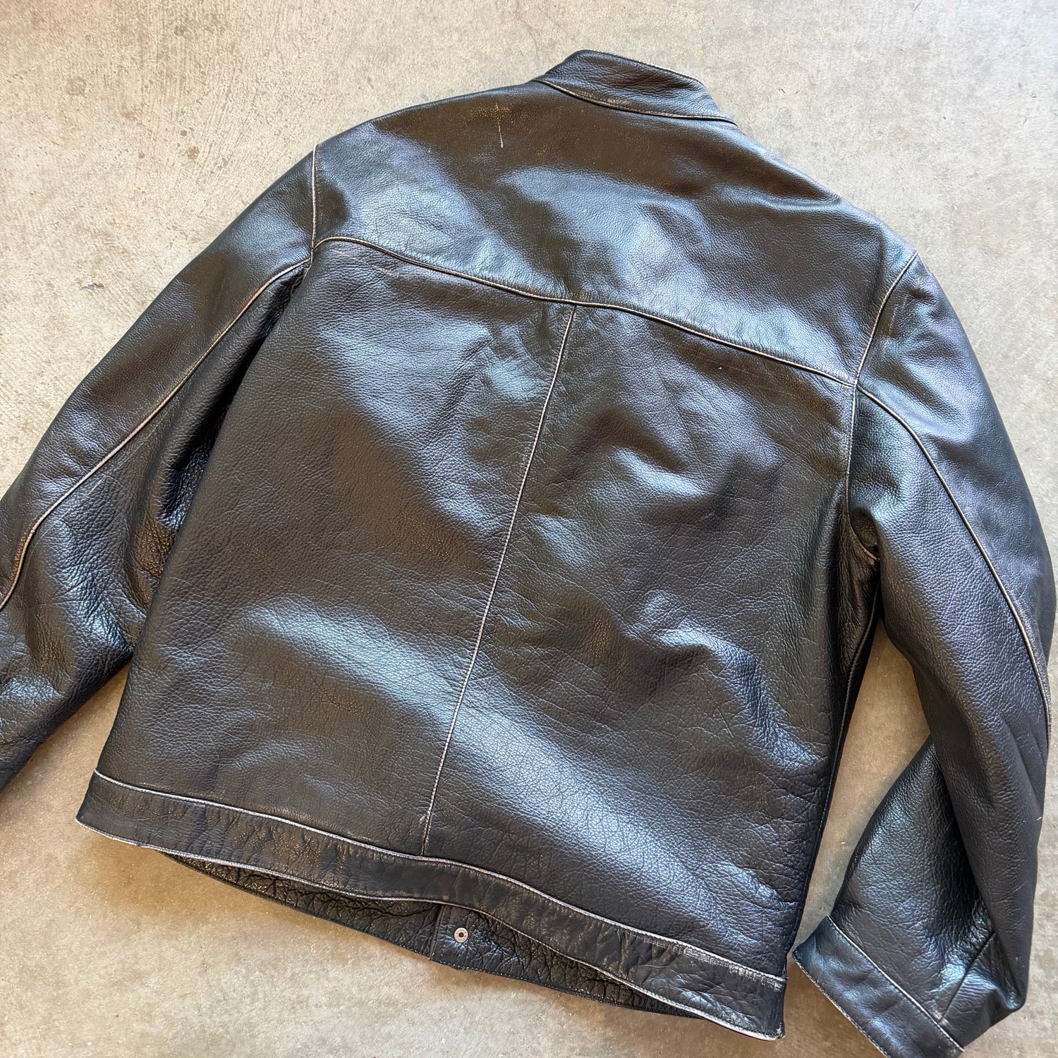 L 00s Wilsons Leather Jacket
