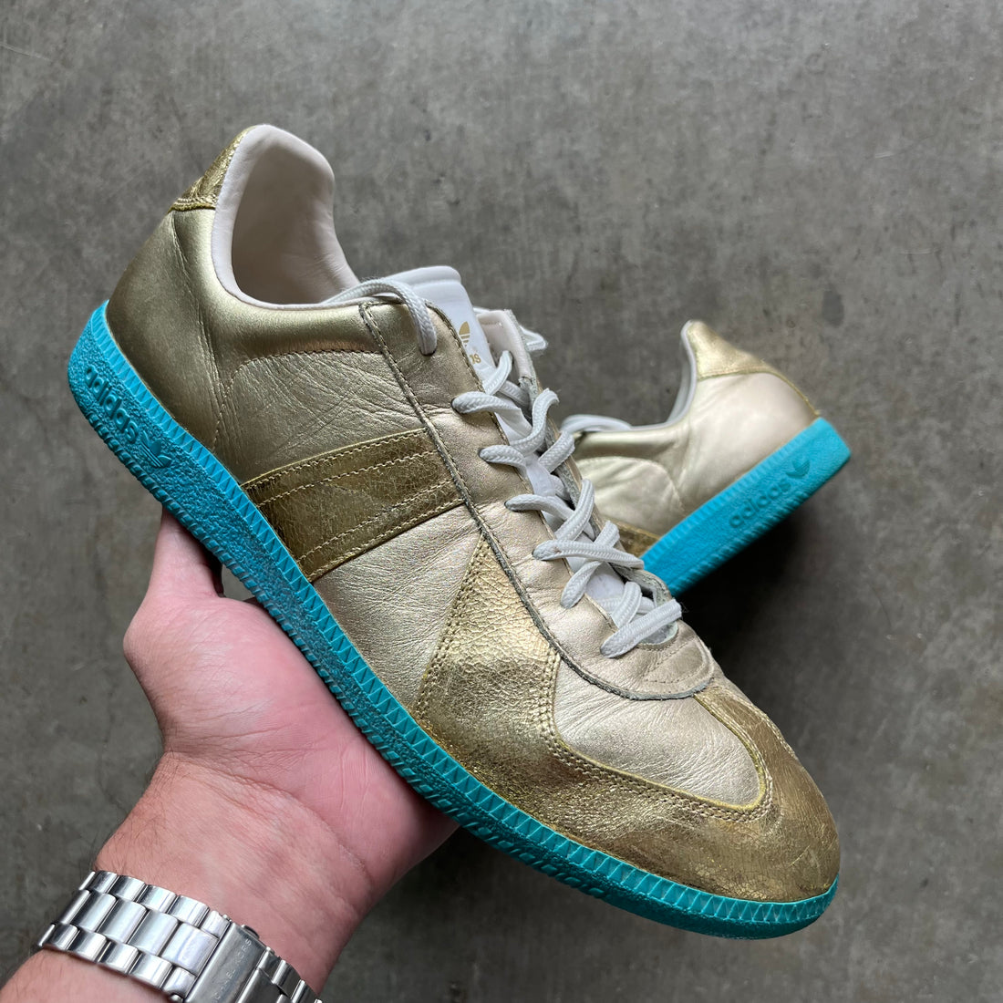 10.5 Used Adidas x Mischief BW Army Trainers