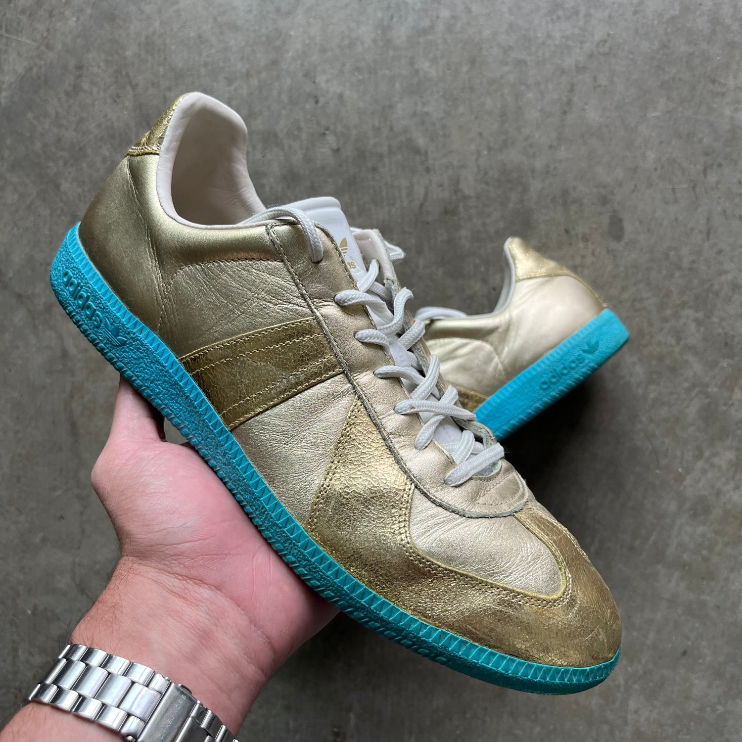 10.5 Used Adidas x Mischief BW Army Trainers