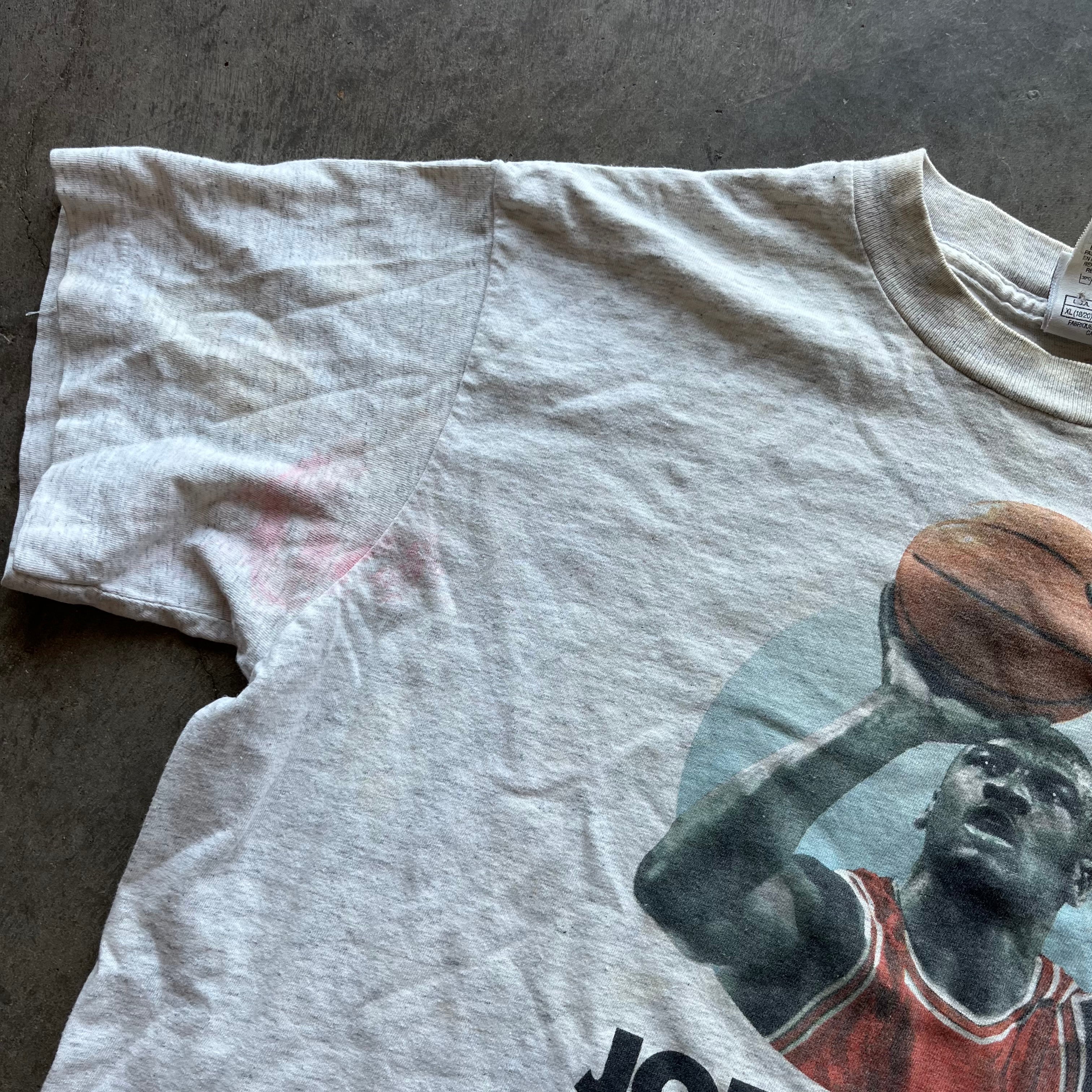 M 90s Stained Jordan Nike Tee