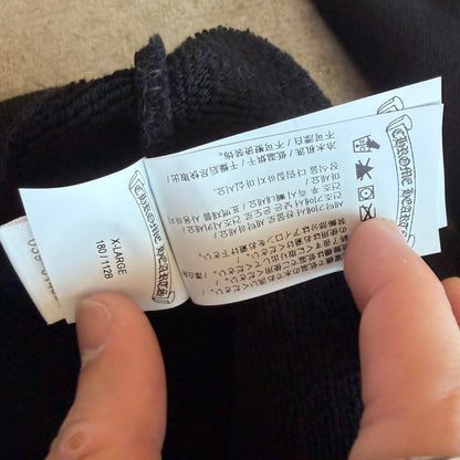 XL Chrome Hearts Nylon Patch 7–11 Crewneck Black